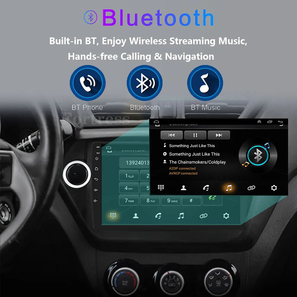 Android 16 4G+WiFi BT Car Radio Multimedia Player GPS Navi for Kia RIO 3 4 20112012 2013 2