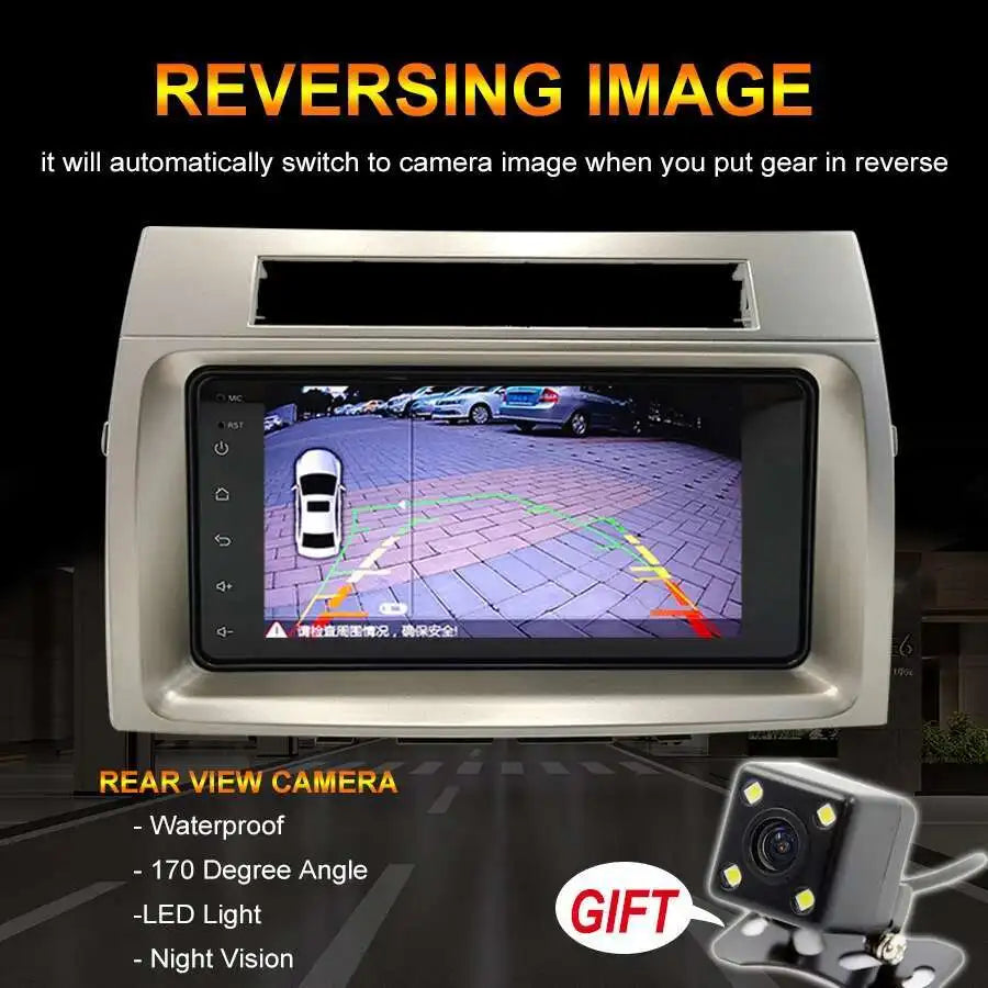 Car Multimedia Video Player Android 14 Autoradio For Toyota Corolla Verso 2006-2008 Naviga