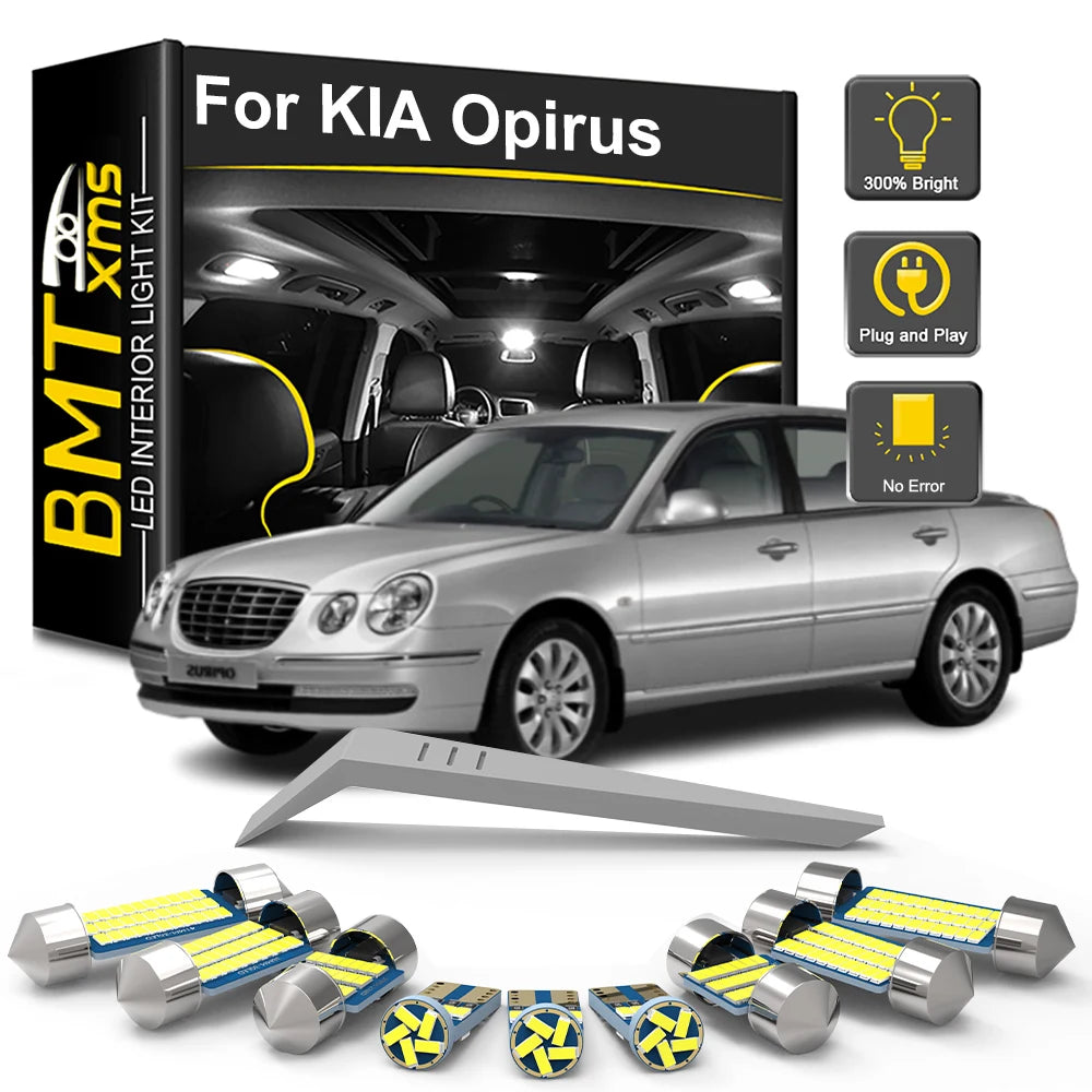 LED Interior Light Kit for KIA Opirus - Canbus Error-Free Bulbs | AUTOKITSHOP