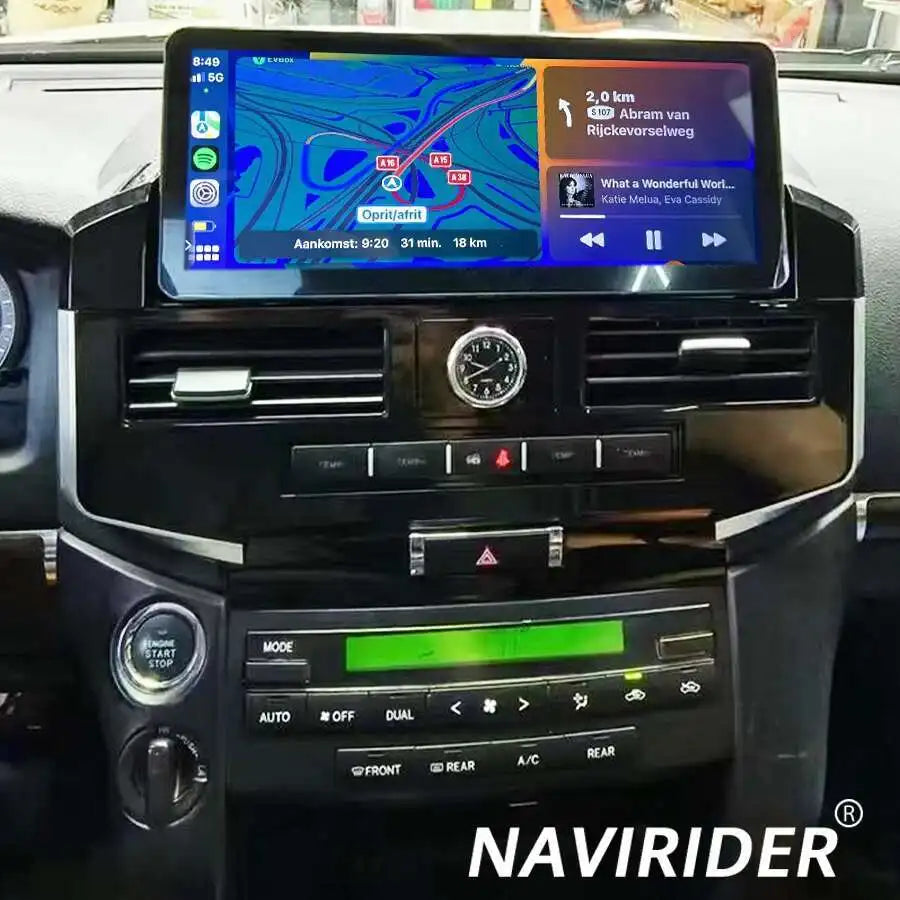 12.3" Touch Screen Android Car Radio For Toyota Land Cruiser 200 LC200 2008-2015 Stereo Vi