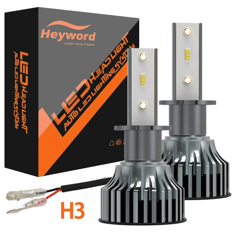 Heyword 150000lm 450W 1860 CSP chip 3000k/4300k/6000k/8000k Car LED Headlight   h4 h7 h1 LED headlights 9005 H7  h11 led light