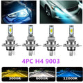 H4 Car LED Headlight Bulbs High Low Beam 6000K Super White Lights Car Fog Lights Auto DRL
