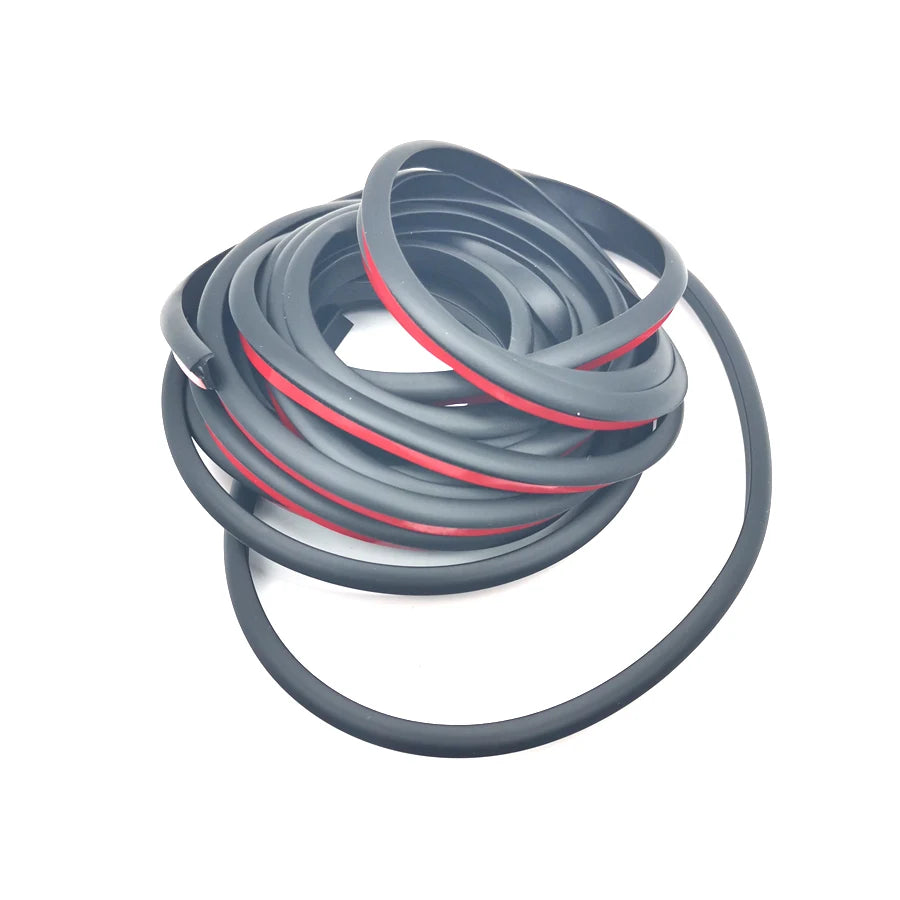 16 FT Slant T-type Rubber Car Seal Strip Filler Side Skirt Headlight Bumper Seal