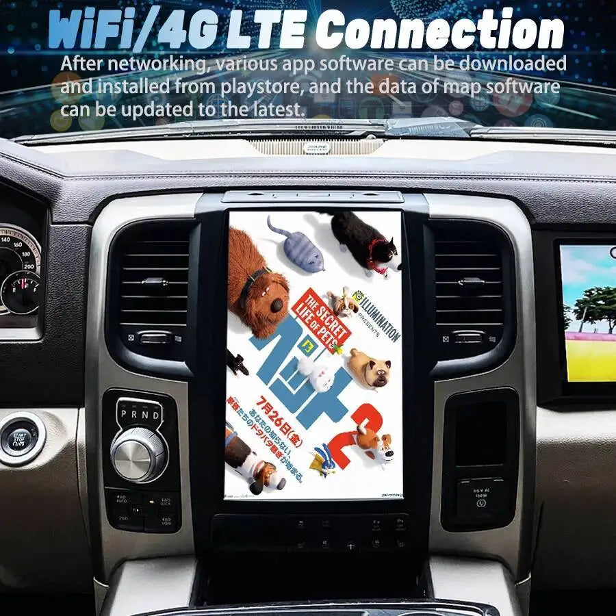 256GB Android 15 Car Radio For Dodge RAM 1500 2500 3500 2014-2018 Multimedia Video Player  | AUTOKITSHOP