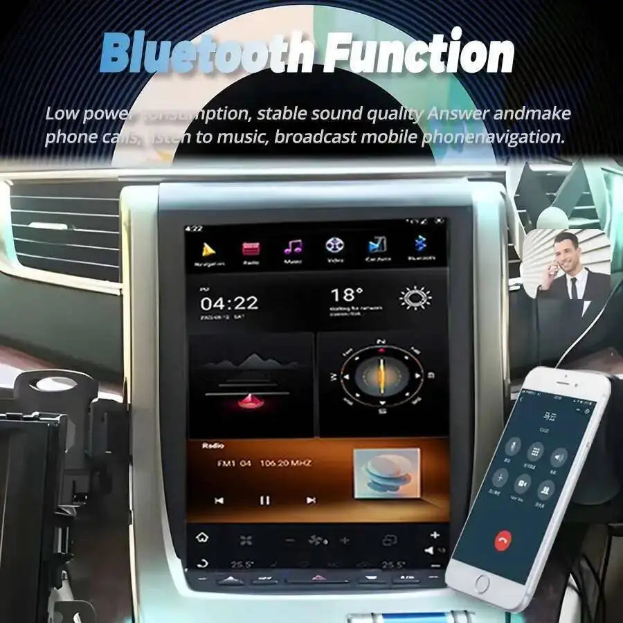 12.1inch Car Radio For TOYOTA Alphard 20 Series Vellfire 2008 -2014 Android Autoradio Wire | AUTOKITSHOP