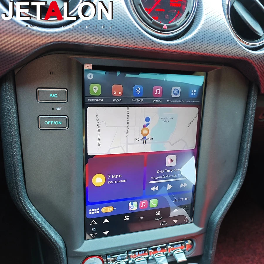 9.7" Touch Screen Android Auto Stereo Car Radio For Ford Mustang 2015-2021 Multimedia Vide