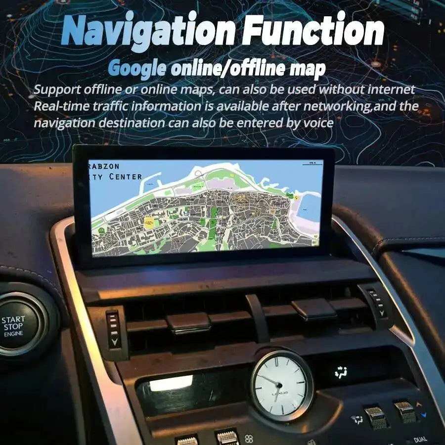 Car Screen Multimedia Player For Lexus NX NX200t NX200 NX300h NX300 NX350h 2014-2021 10.25 | AUTOKITSHOP