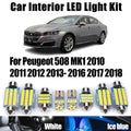 Canbus Trunk Door Footwell Light Kit For Peugeot 508 MK1 2010 2011 2012 2013- 2016 2017 20