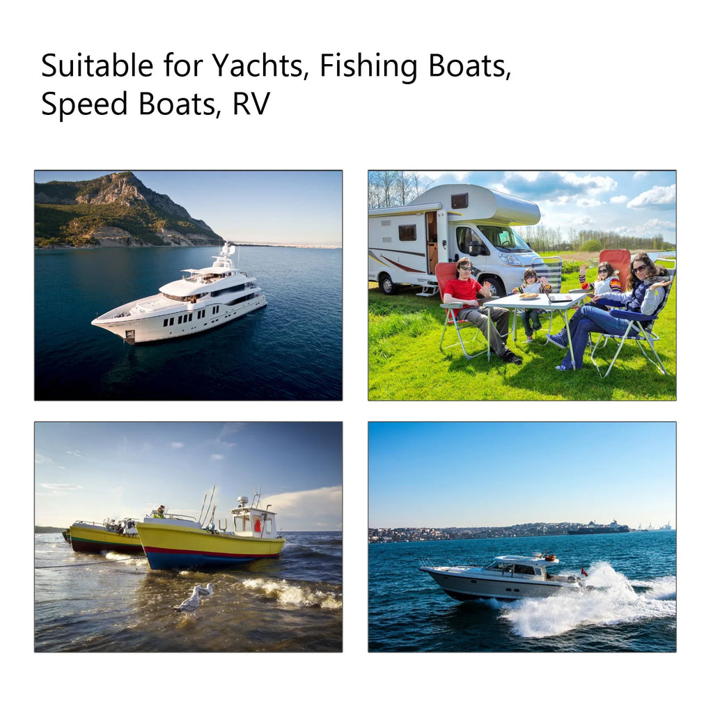Boat Door Grab Handle 316 Stainless Steel 120mm Marine Handrail Handle for Yachts RVs Metal Grab - Automotive LED Light