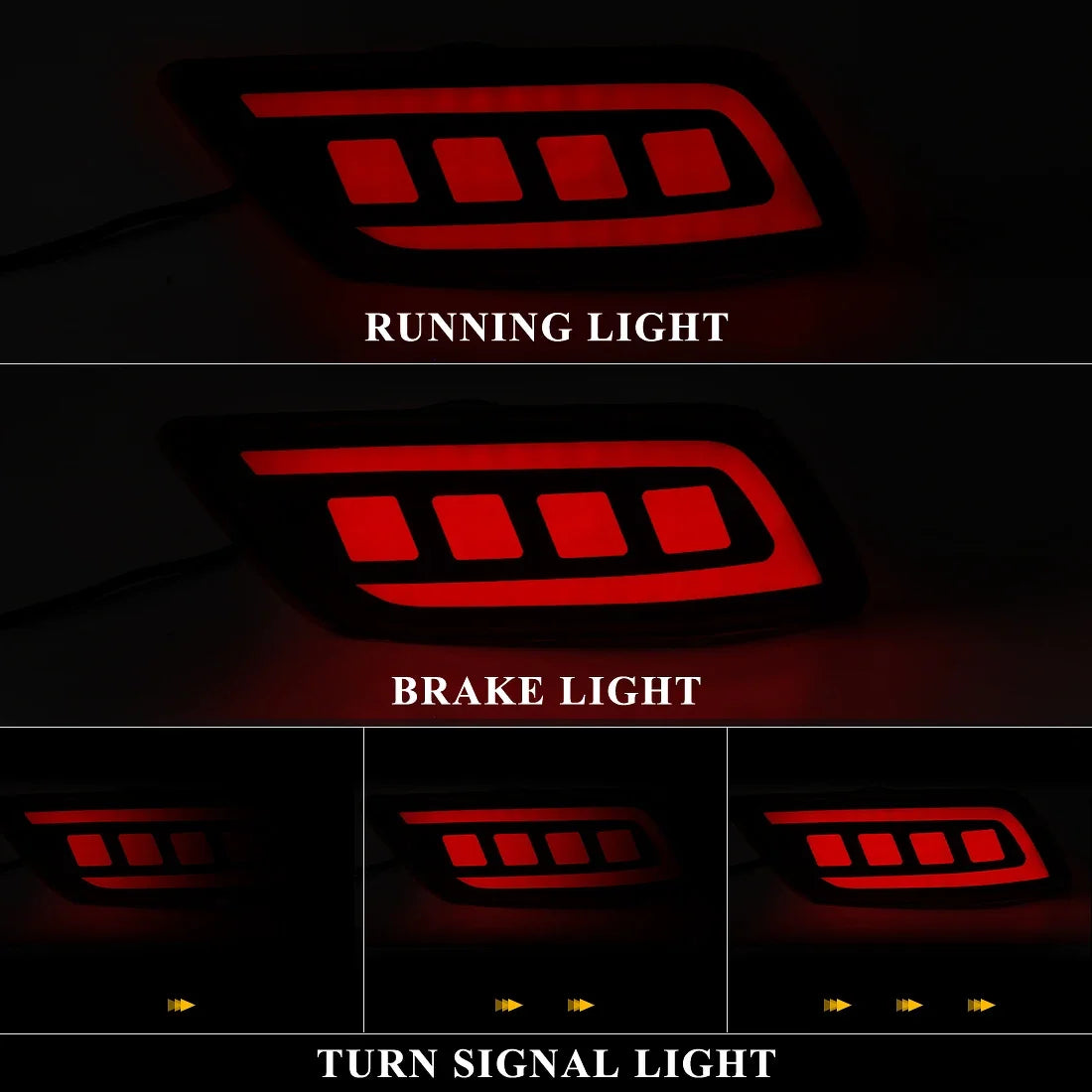 For Subaru Forester 2019 2020 2021 2022 2023 Car LED Rear Bumper Reflector Light Tail Sequ | AUTOKITSHOP