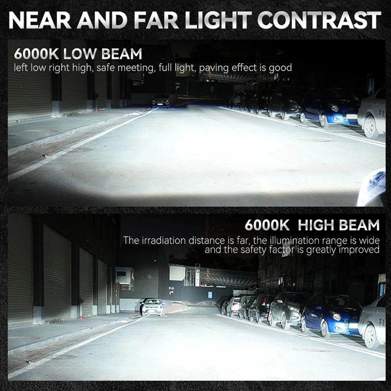 3000W 2600000LM D2S D5S D8S LED Bulb High Low Beam D1S D3S D4S Xenon Replacement Light Sup