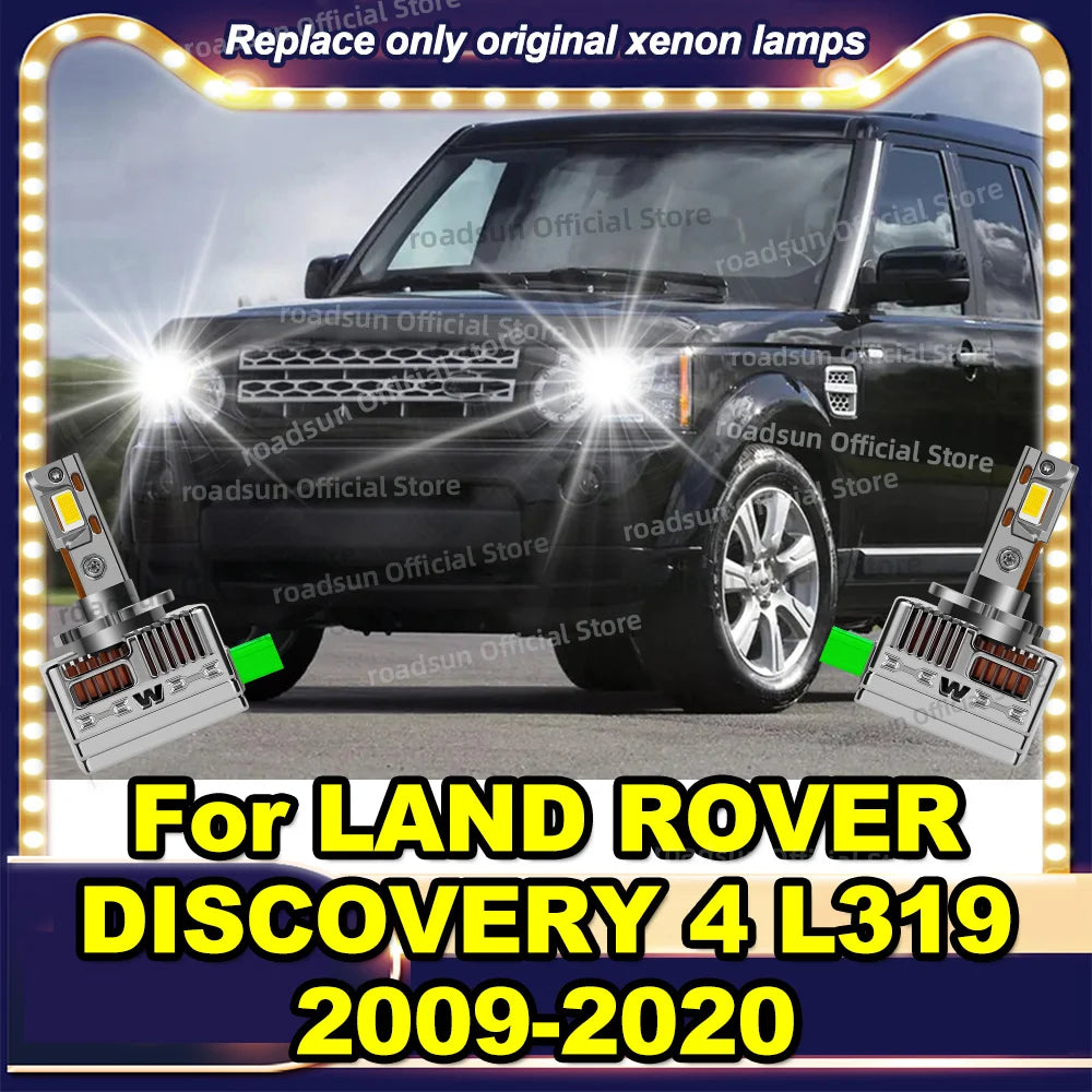 LED Canbus HID Xenon Lamp Upgrade Headlight Bulbs For LAND ROVER DISCOVERY 4 L319 2009-202