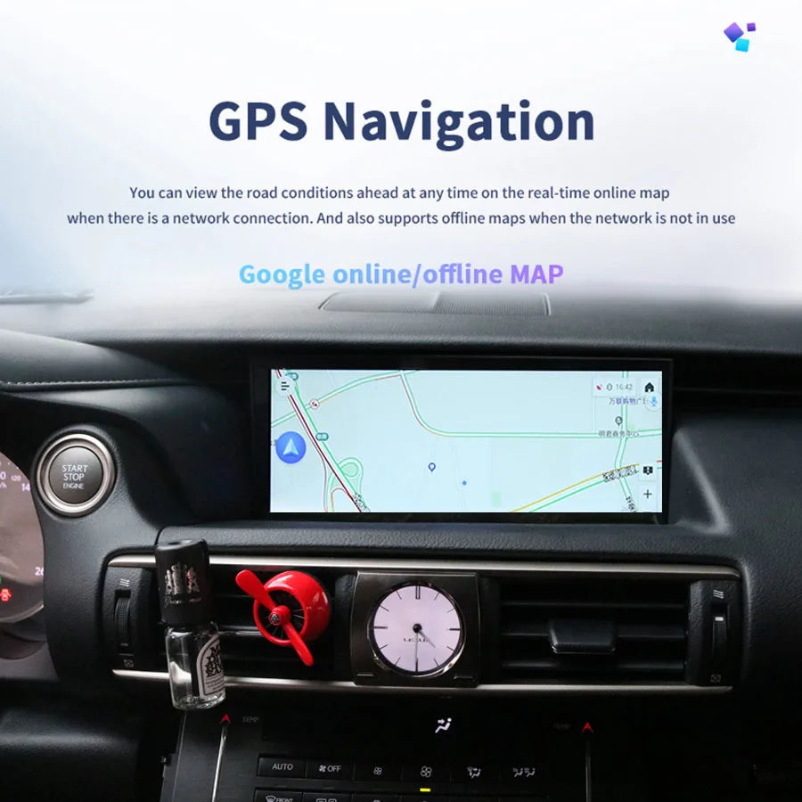 For Lexus IS300 IS350 IS250 IS200 2013 -2019 Android 13 10.25'' Qled Screen Car Radio CarP | AUTOKITSHOP
