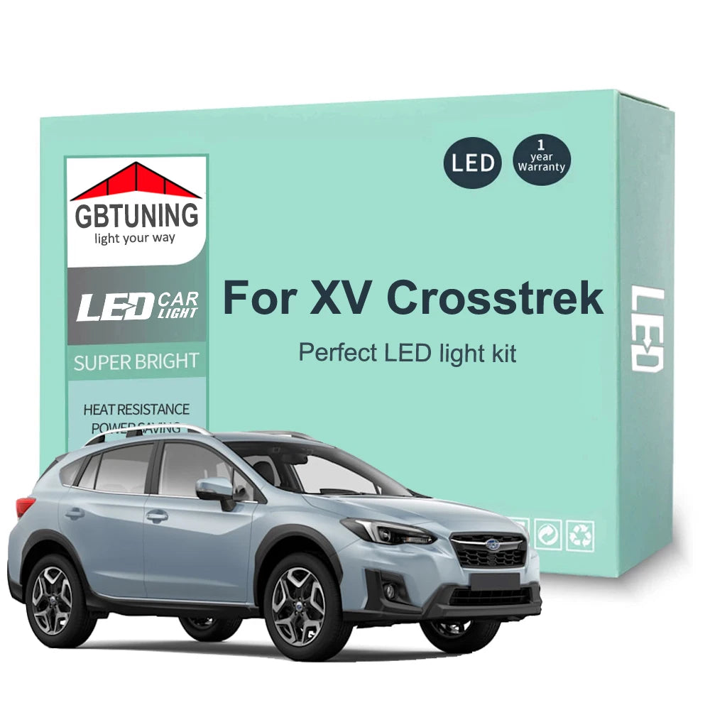LED Interior Light Kit for Subaru XV Crosstrek 2013-2021 - Canbus Dome Map Door Trunk Bulbs | AUTOKITSHOP