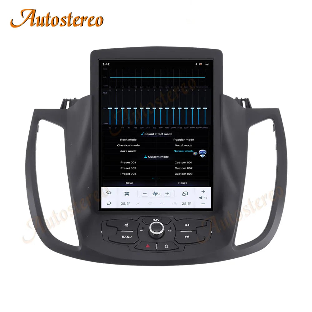 Vertical Screen Android13 Carplay For Ford Kuga 2013-2019 Tesla Style Car GPS Navigation H
