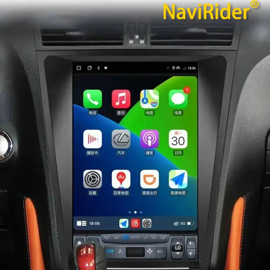 12.8" Touch Screen Radio Carplay For LEXUS GS300 2009 GS350 2010 Gs450h 2006 Android15 Car | AUTOKITSHOP