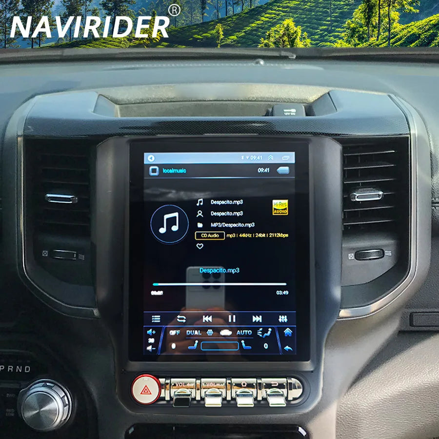 9.7inch For Dodge Ram 2019 Android 15 GPS Screen Navigation Navi Stereo Multimedia Video P