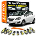 ZITWO LED Interior Light Bulb Kit For Opel Vauxhall Meriva A B 2003 2005 - 2011  for Opel 2005-2011 - Canbus LED Car Lig