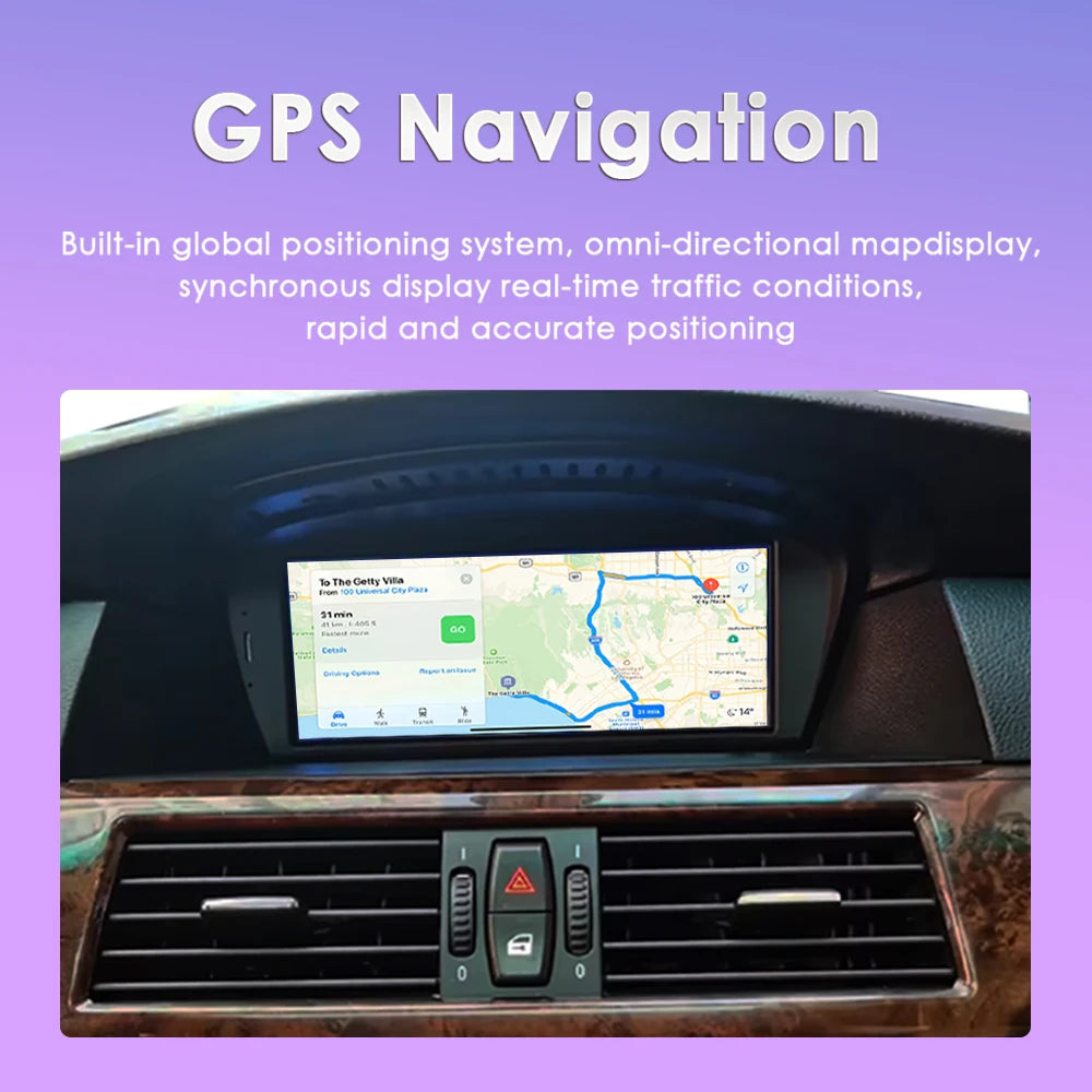 Wireless CarPlay For BMW 5 Series E60 E61 E62 E63 BMW 3 Series E90 E91 E92 E92 E93 CCC-CIC