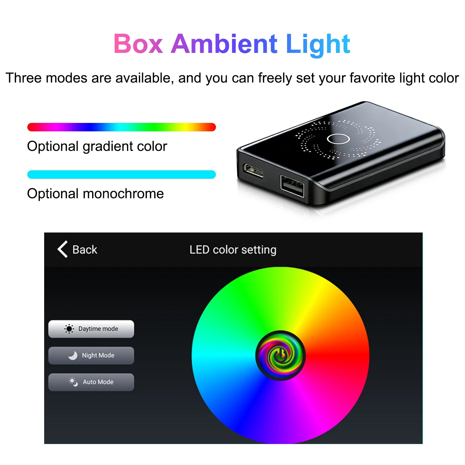 RGB - Ambient Light - for Smart - App Control - Car Interior Lighting