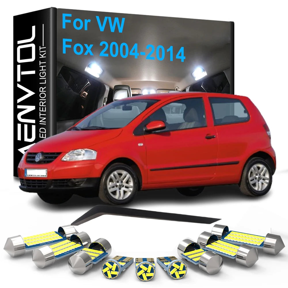 8-Piece LED Interior Light Kit for VW Fox - Canbus Error-Free Bulbs | AUTOKITSHOP