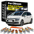 BADEYA Canbus LED Interior Map Dome Trunk Light Kit For Citroen Berlingo Grand Picasso C3