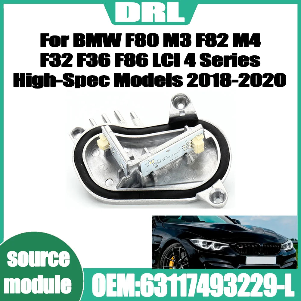 63117493229-L DRL Light Module Control Unit Day Lights For BMW F80 M3 F82 M4 F32 F36 F86 L
