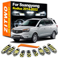ZITWO 14Pcs LED Interior Light Trunk Sun Visor Bulb Kit Canbus For Ssangyong Rodius 2014 2015 20 - Canbus LED Car Light