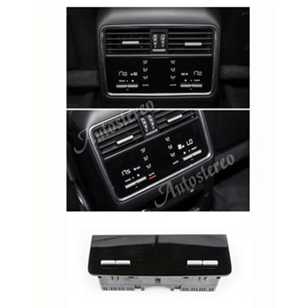 Car AC Aircon Board Rear Zone For Porsche Cayenne 2017-2023 Back Screen LED Display Multim