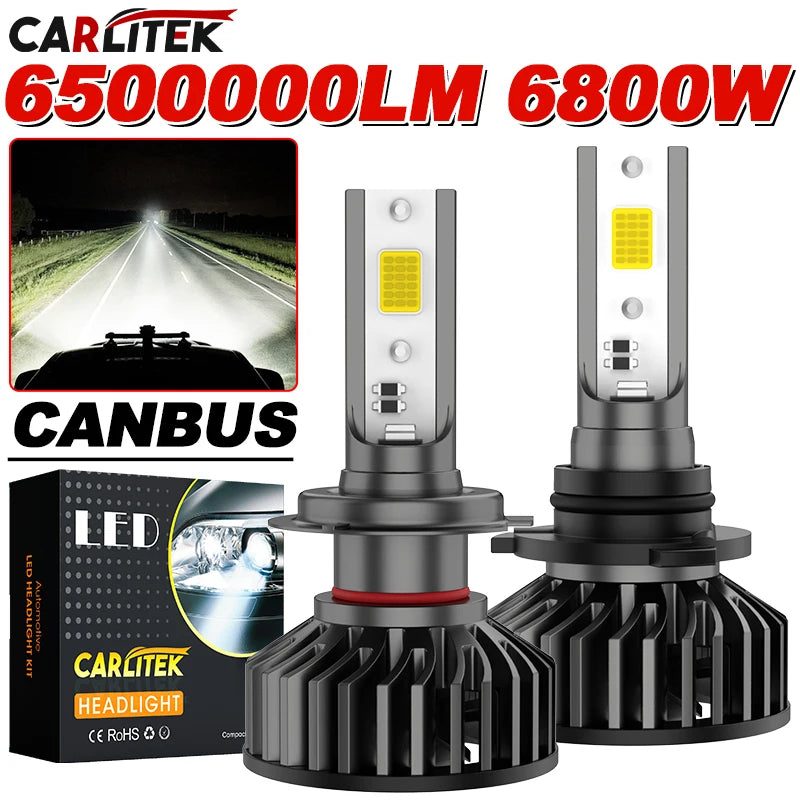 H7 H4 LED Car Headlight H11 H8 H9 9005 9006 HB3 HB4 Lamp for Auto 4300K 5000K 6000K Super