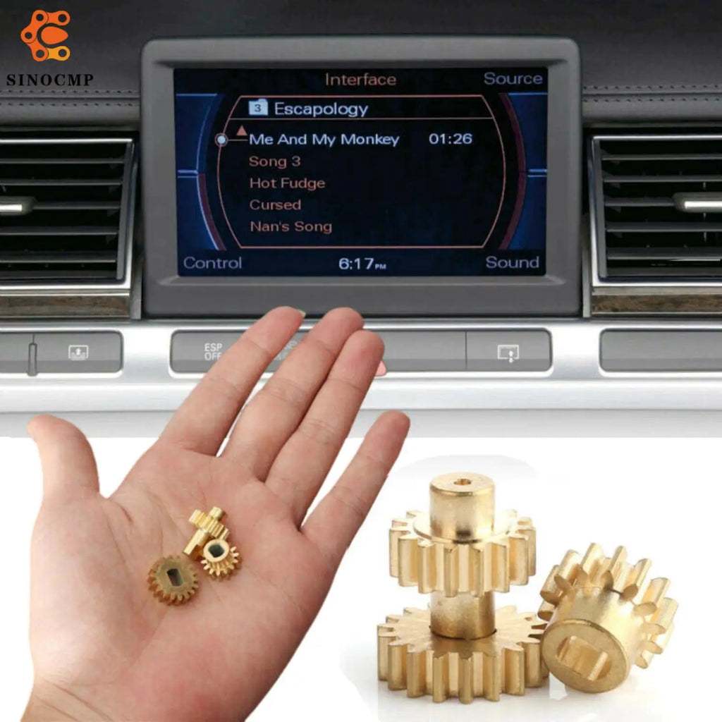 Screen Mechanism Gear Replacement Set Kit 4E0857273D For Audi A8 S8 MMI 2003-2010 Cars Acc