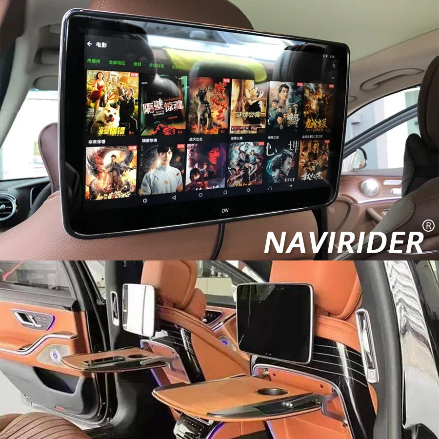 14inch For Mercedes Benz ML Vito V260 GLS GLE G S E Car Headrest Player Screen Screen Andr