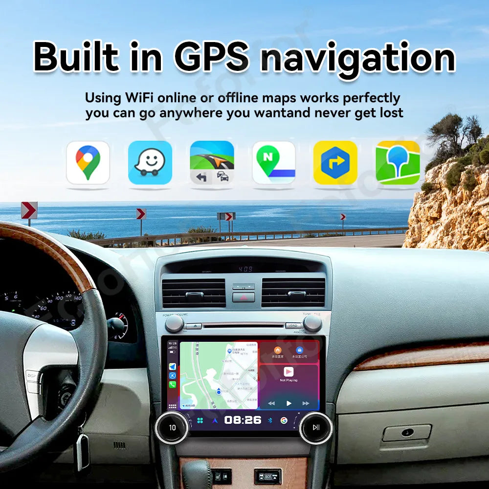 HD Large Touch Screen Car Radio 11.5 Inch Wireless CarPlay Android 15 GPS Navigation Stere