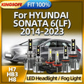 KINGSOFE H7 Car Headlight HB3 Bulbs 30000LM Led Lamp H8 Fog Light For HYUNDAI SONATA 6 LF
