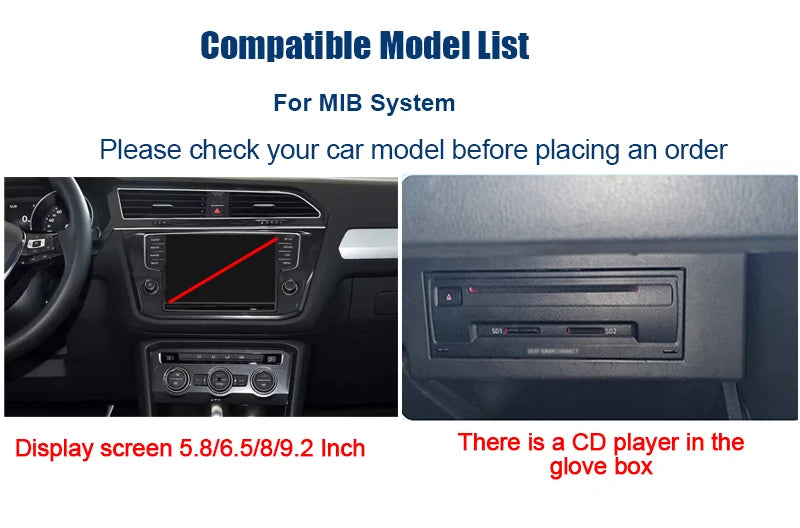 Wireless Carplay Android Auto Module Box For VW Volkswagen Skoda Octavia A5 Golf 7 Polo Pa