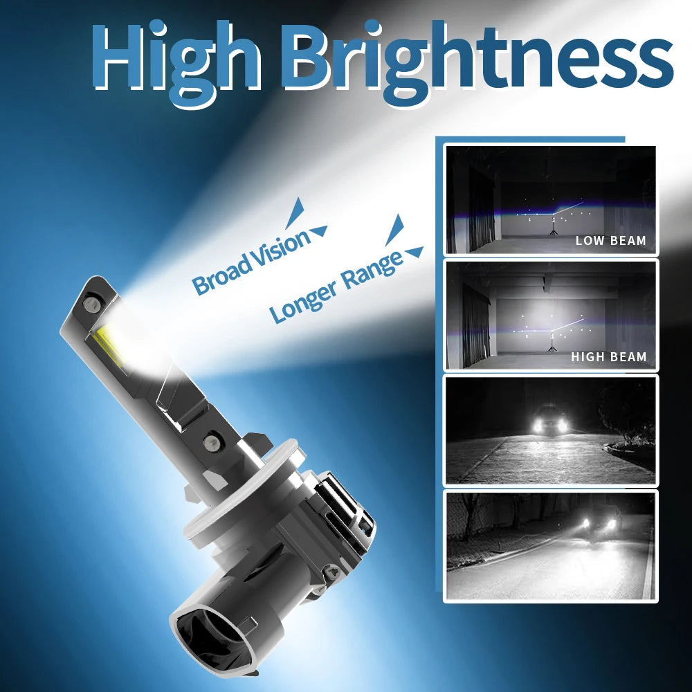 2x H27W2 881 Led Headlight Canbus No Error Car Bulb High Power H27 White Fog Light Diode L