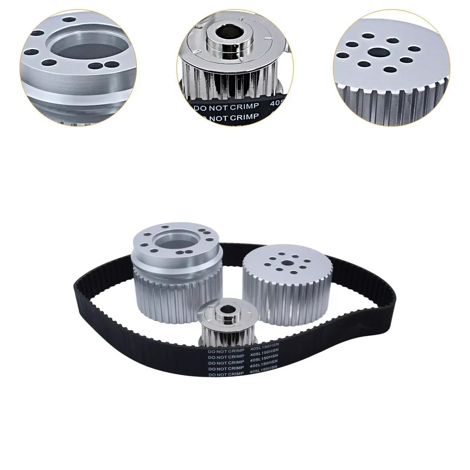 Belt Drive Pulley Kit Replacement Water Pump Pulley for Holden V8 253 & 308 Automotive Eng