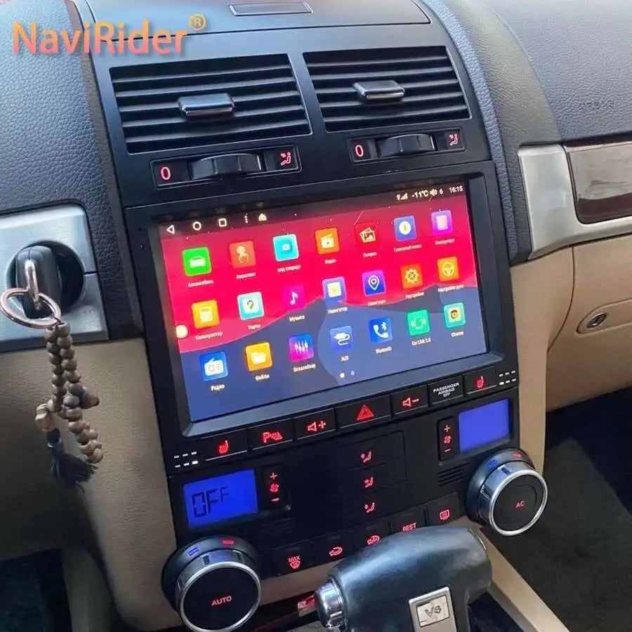 Android 13 AI Voice Car Radio 8+128GB GPS Navigation Stereo For VW Volkswagen Touareg 2002