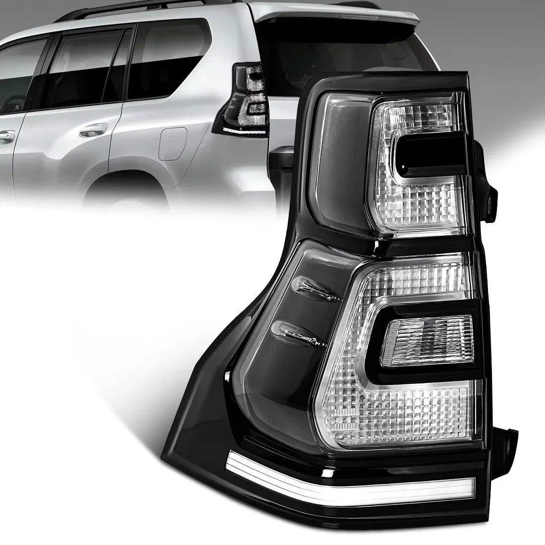 LED Tail Lamp For Toyota Land Cruiser Prado FJ150 LC150 GRJ150 2018 2019 2020 Rear Taillig | AUTOKITSHOP
