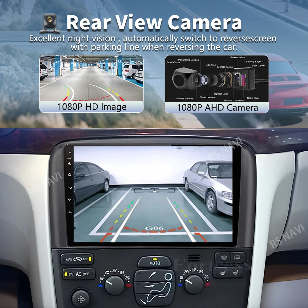 Android 16 Car Radio For Volvo S80 1998 1999 2000 2001 2002 2003 2004 2005 2006 Navigation