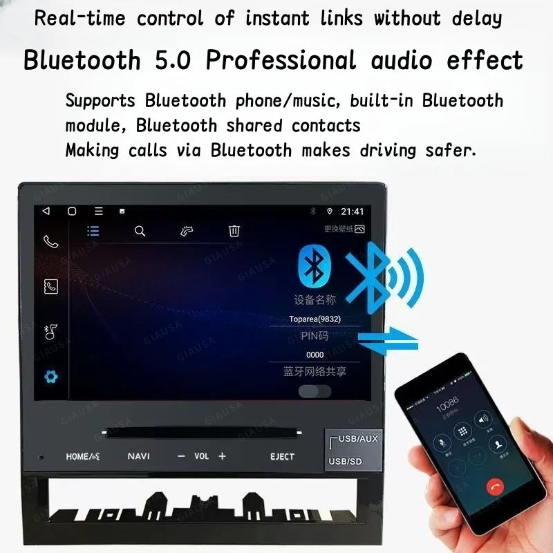 Android Car Radio For Toyota Land Cruiser 2016-2024 with DVD Multimedia Stereo DSP Player