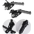 Motorcycle 22mm/25mm Highway Front Footpeg Footrests Clamps Crash Bars Foot Rests Explorer Guard - Automotive LED Light