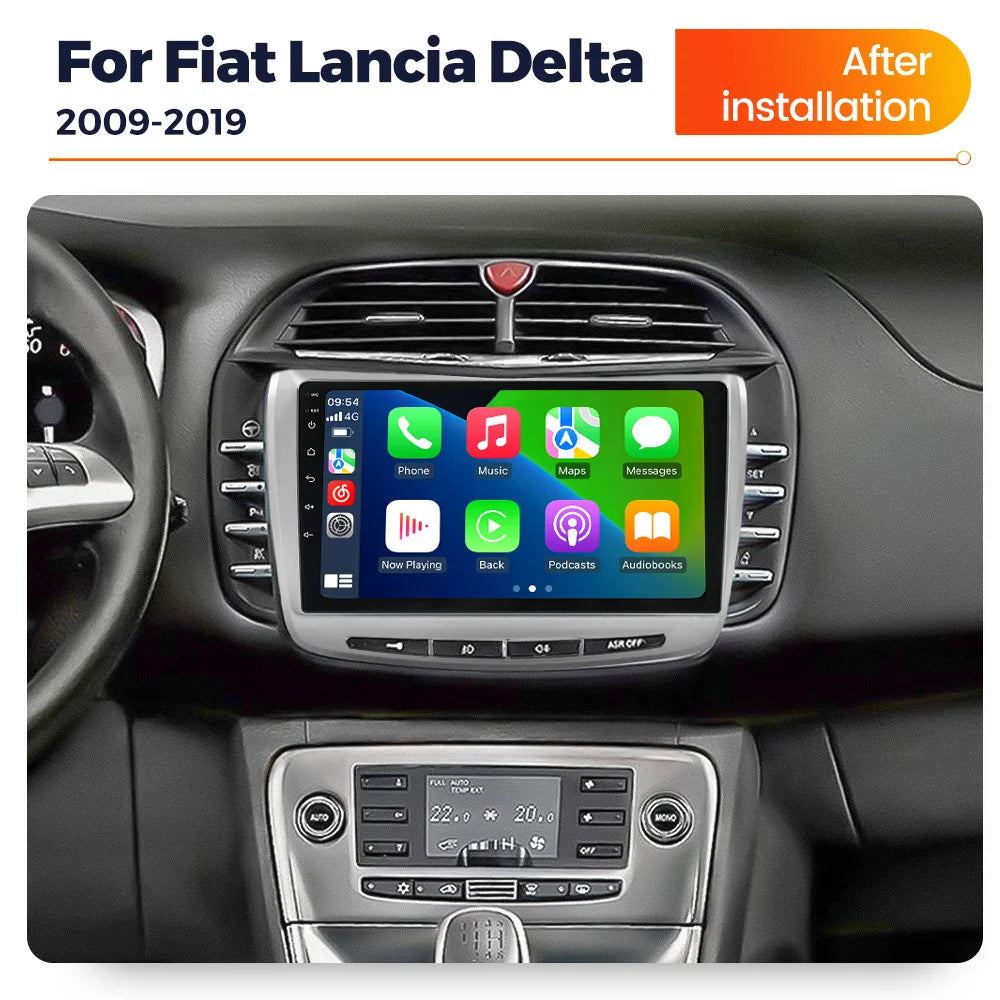 Car Radio Wireless Carplay Android Auto All In One For Lancia Delta 2009-2019 Multimedia V