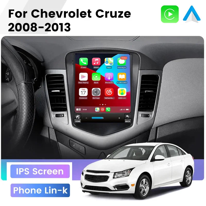 For Chevrolet Cruze 2008-2014 Carplay Car Radio Android Auto Multimedia Video Player Navig | AUTOKITSHOP