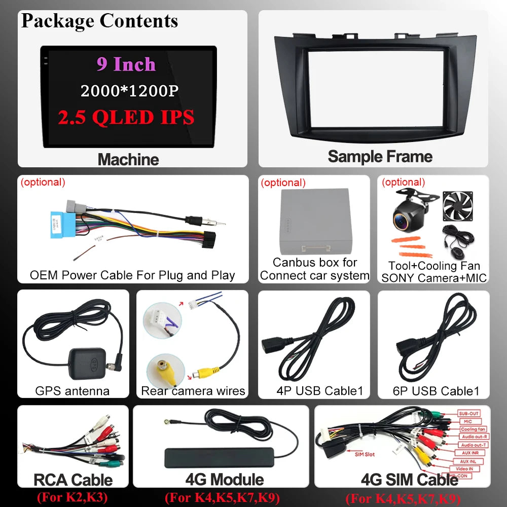 Android 16 Car Radio Stereo For Suzuki Swift 4 2011 2012 2013 2014 -2016 Multimedia Video  | AUTOKITSHOP