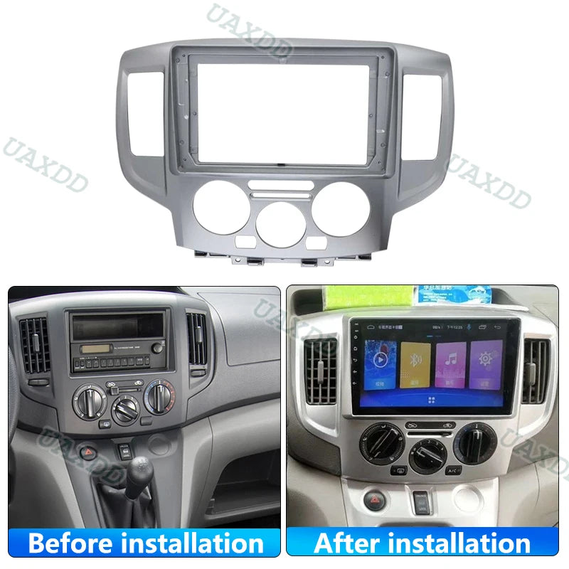 Adaptateur cadre façade dautoradio Android kit cadre montage tableau bord audio stereo 2Di