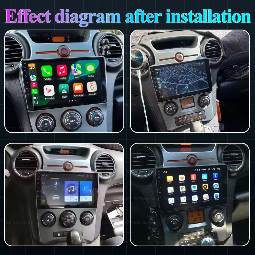 Android 16 Car Radio For Kia Carens Un 2006-2012 Carplay Multimedia Video Player Gps Navig | AUTOKITSHOP