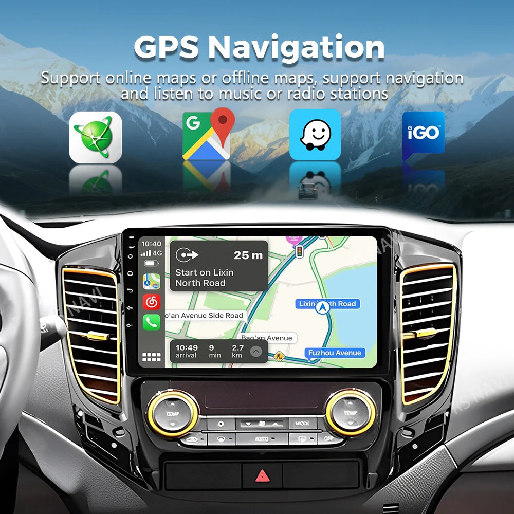 Android 16 Carplay For Mitsubishi Pajero Sport 3 L200 5 Triton 3 2015 2016 2017 2018 2019