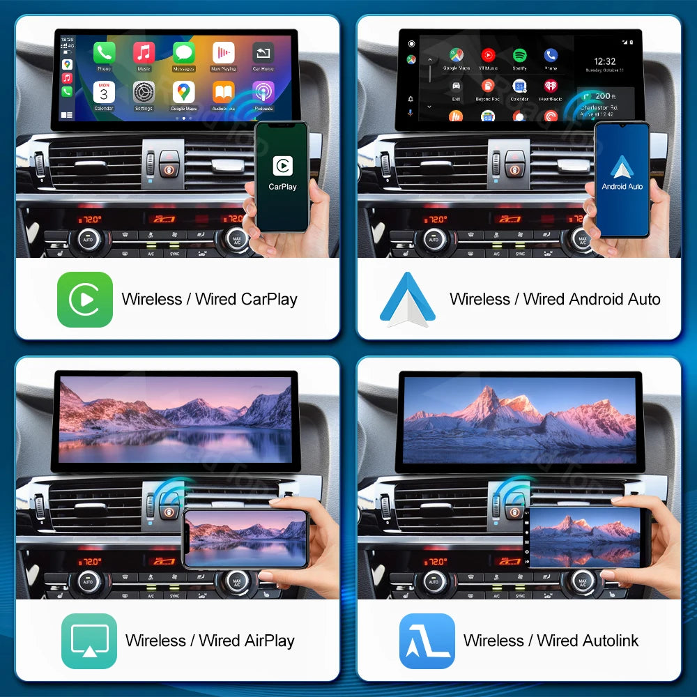 12.3" Ultra Thin Touch Screen Multimedia Display For BMW X3 F25 X4 F26 2011-2022 With Wire | AUTOKITSHOP