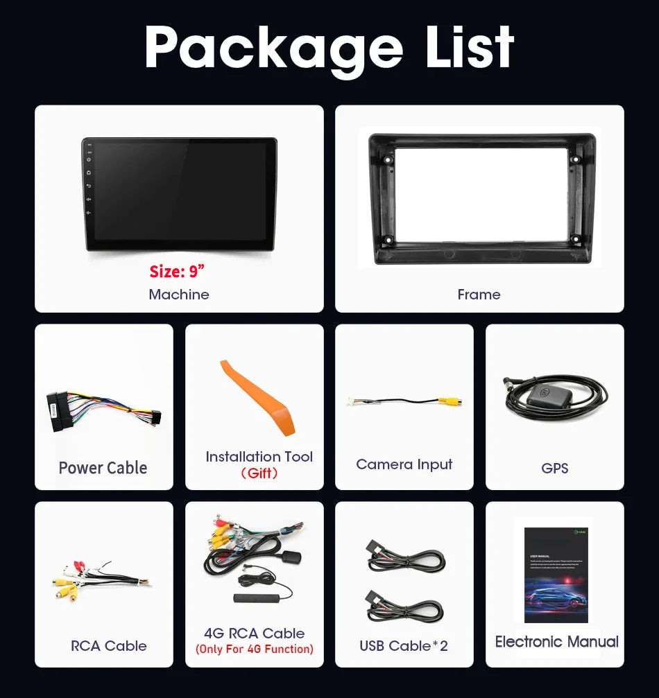 For Kia Ceed ED 2006 2007 2008-2012 Android 14 Car Radio Multimedia Navigation BT Carplay